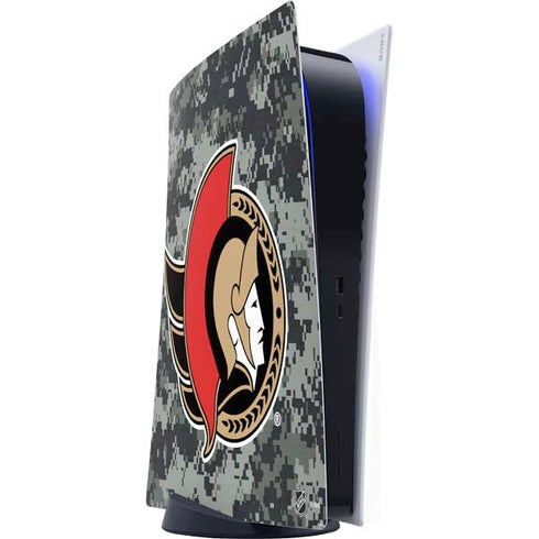 NHL Ottawa Senators Camo PS5 Digital Edition Console Skin